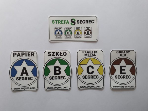 SEGREC Kosz pod zlew 48L 4 frakcje BIO (Papier, Szkło, Plastik/Metal, Odpady BIO)